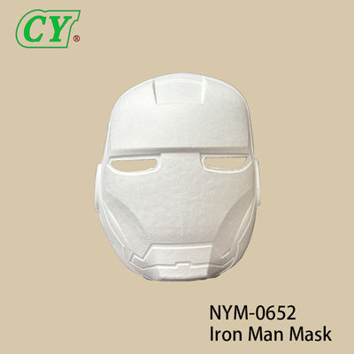 DIY পেইন্টযোগ্য সাদা পাল্প মাস্ক, হ্যালোইন কসপ্লে পোশাক পার্টিতে ব্যবহারের জন্য